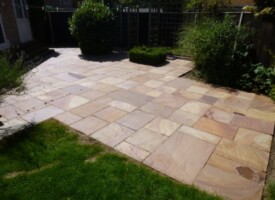 A freshly cleaned Patio