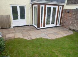 A freshly cleaned Patio