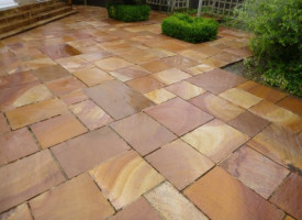 A freshly cleaned Patio