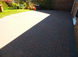 A freshly cleaned Patio