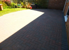 A freshly cleaned Patio